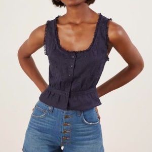 Reformation Luisa Top Size 0